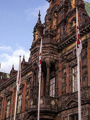 Malmö stad flagga